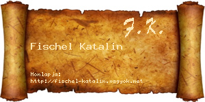 Fischel Katalin névjegykártya